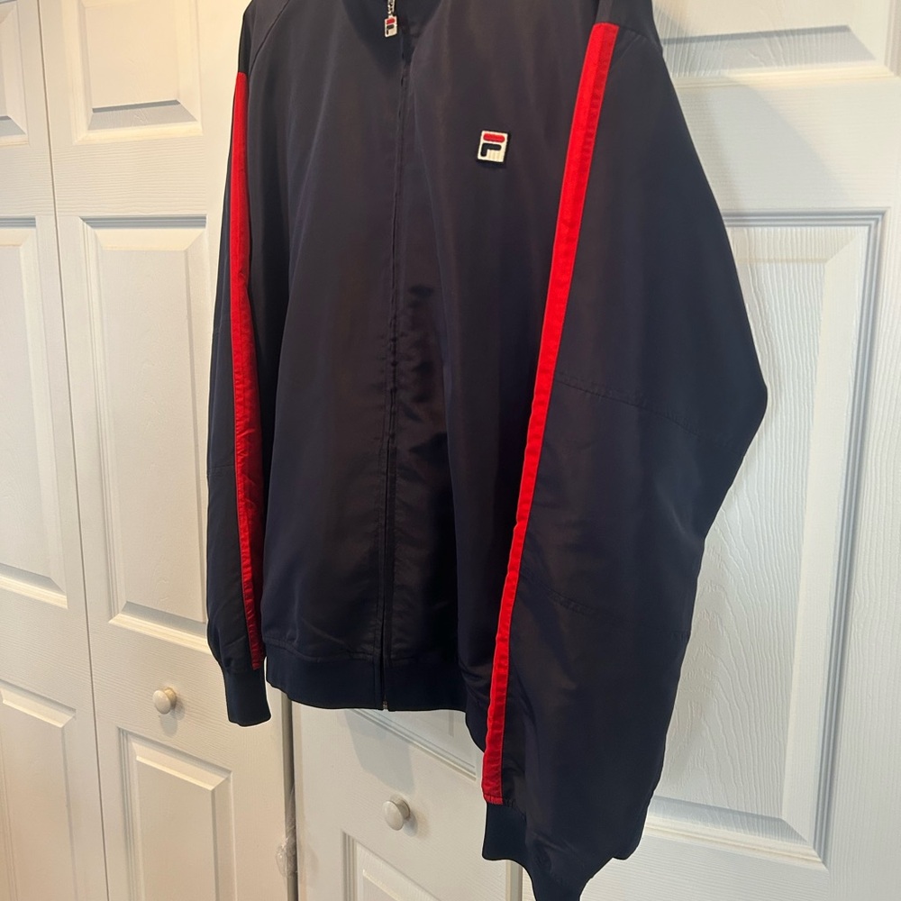 Fila Men’s Navy Nylon Sweatsuit
